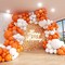 Orange and White Balloon Arch Kit (Orange and White) 18 x 18 x 18 inches